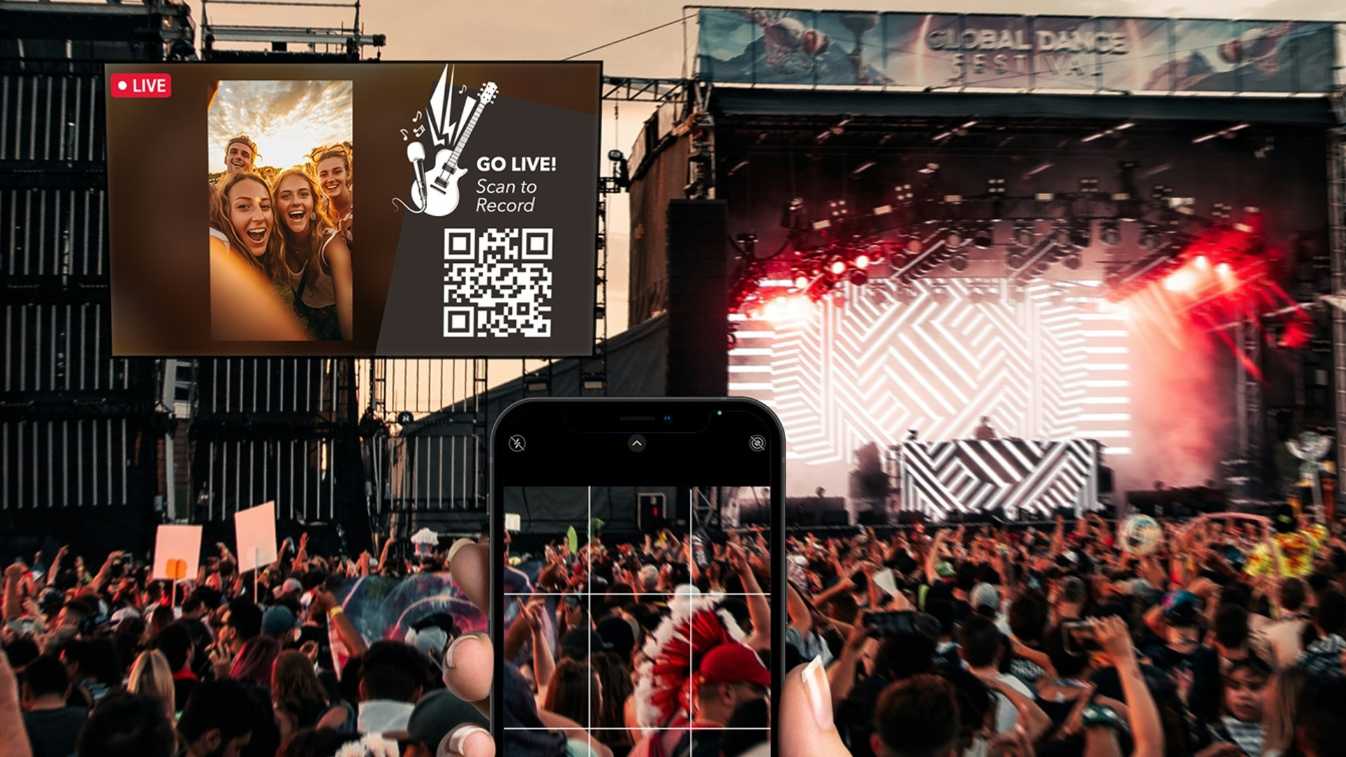 Three brand activations for live events & music festivals