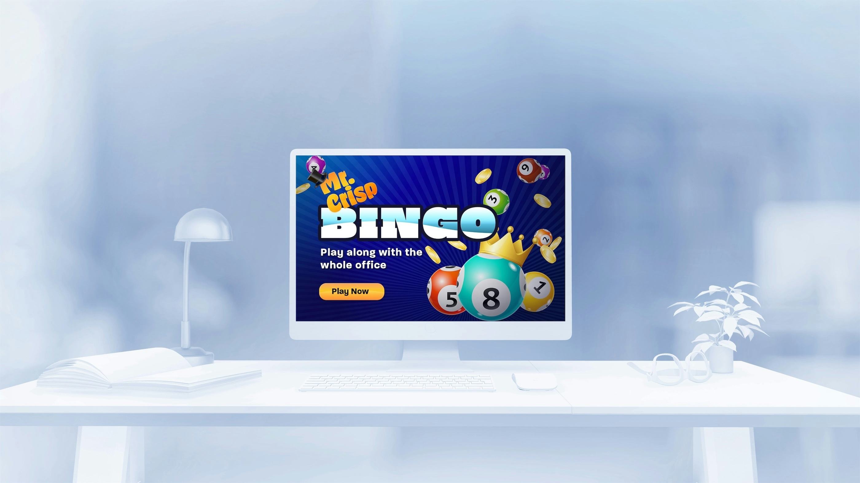 Keynote bingo game for virtual and hybrid events