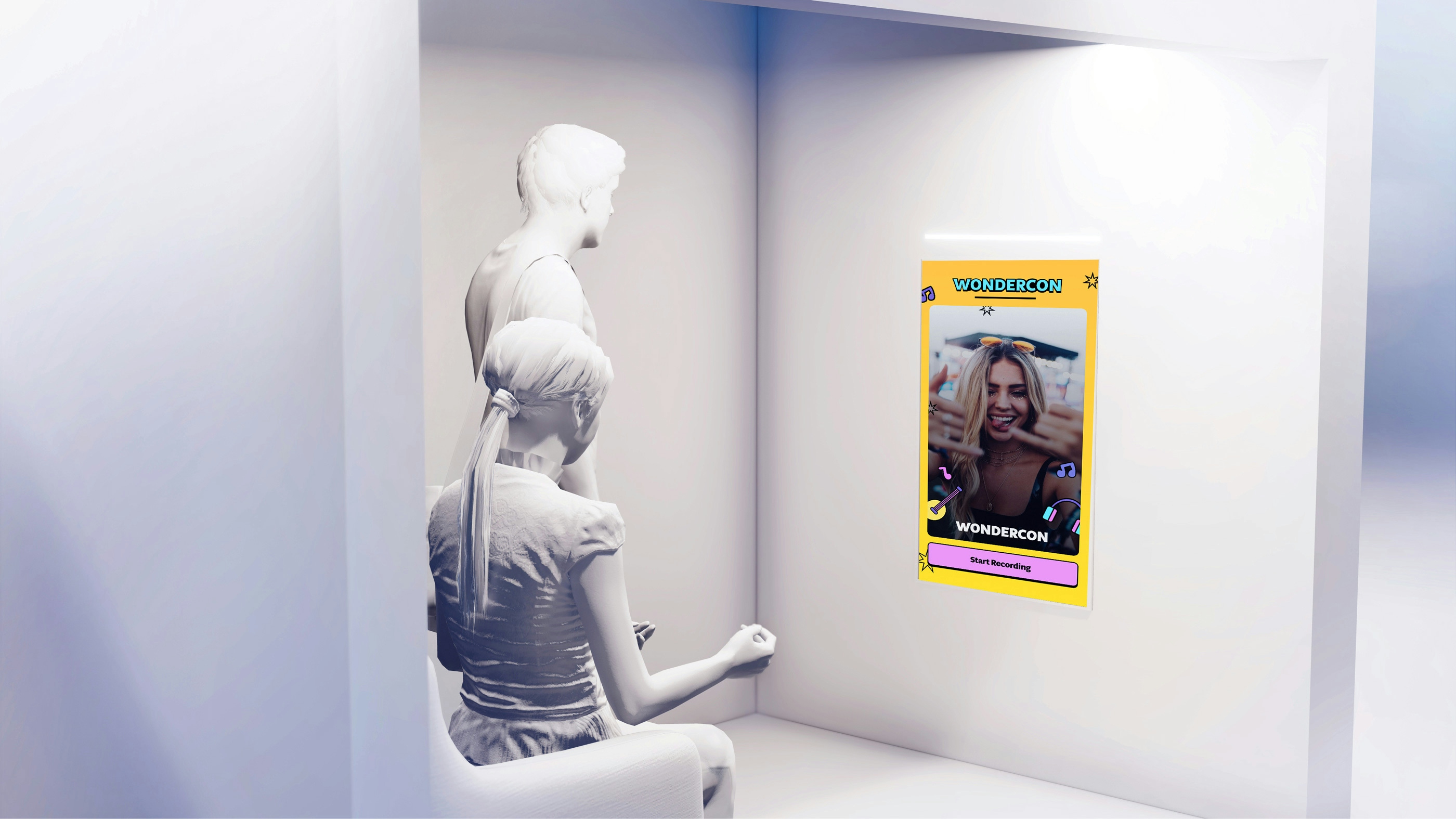 Unleash your inner performer with a leave-a-message video booth.